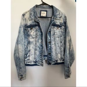 Jean Jacket FITS LIKE WOMENS SMALL